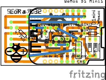 LoRa E32-TTL-100 and Wemos D1 fully connected shield old version