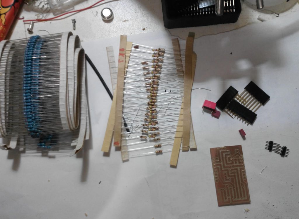 WeMos D1 mini LoRa E32 shield start soldering