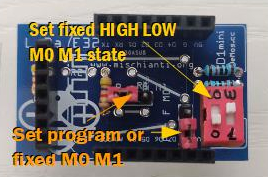 WeMos D1 mini shield photo UP with description