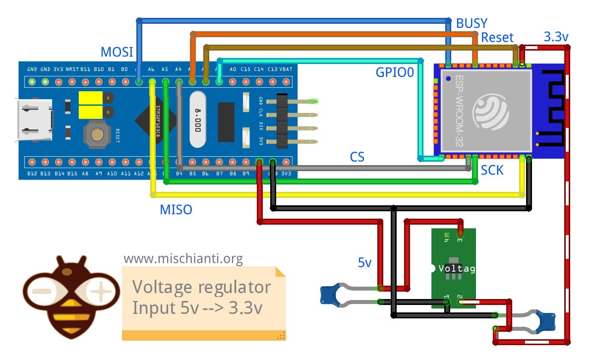 Stm32 wifinina with esp32 wifi co processor renzo mischianti